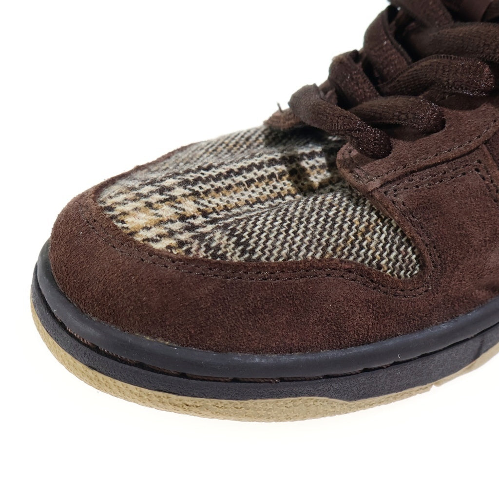 NIKE SB(ナイキエスビー) 【観賞用 2004年製】 DUNK LOW PRO TWEED ダンク プロ ツイード ローカットスニーカー ブラウン US9.5/27.5cm 304292-223