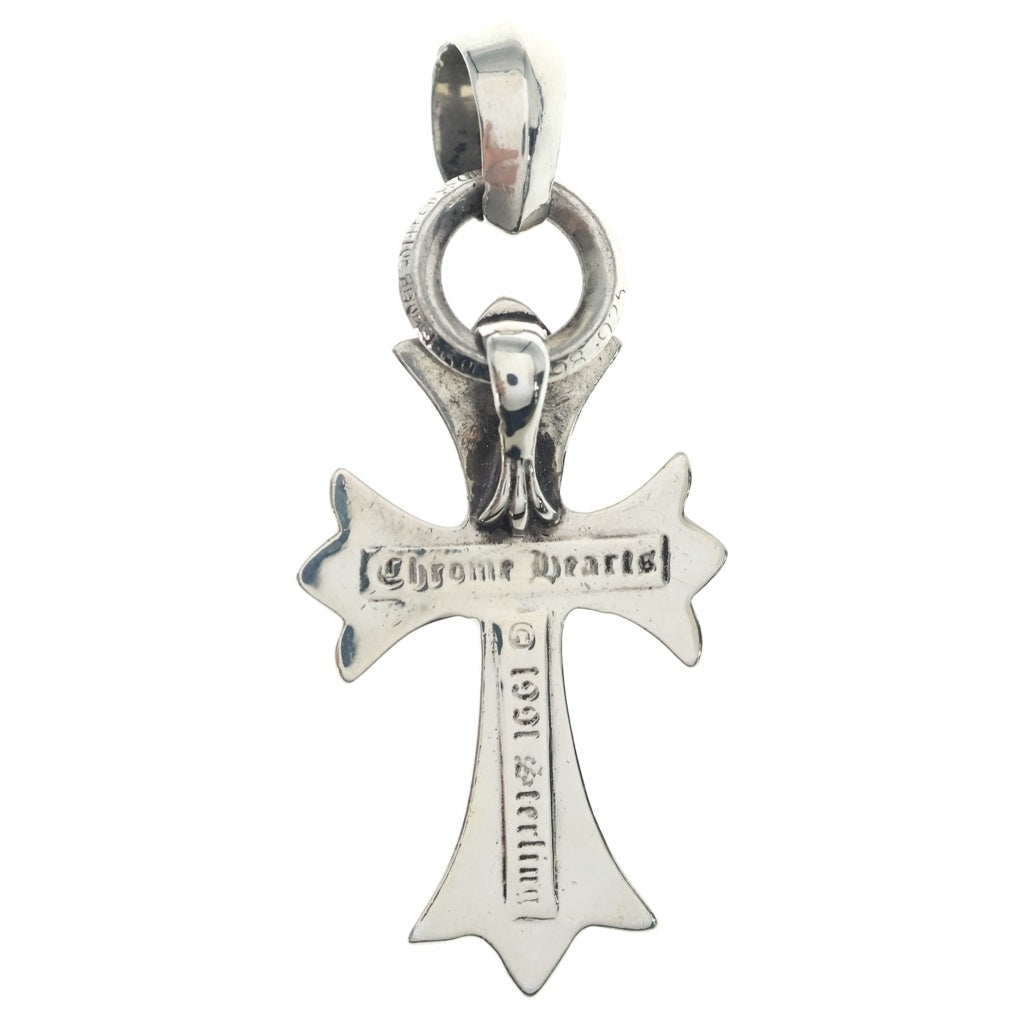 CHROME HEARTS(クロムハーツ) CH CRS SML W/BALE Wベイル スモールCHクロス ペンダントトップ シルバー BCA218