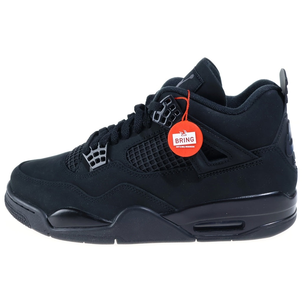 NIKE(ナイキ) AIR JORDAN 4 BLACK CAT エアジョーダン4 ブラックキャット ハイカットスニーカー ブラック US9.5/27.5cm FV5029-010