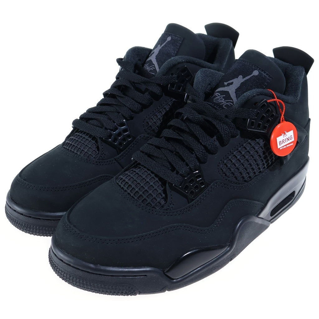NIKE(ナイキ) AIR JORDAN 4 BLACK CAT エアジョーダン4 ブラックキャット ハイカットスニーカー ブラック US9.5/27.5cm FV5029-010