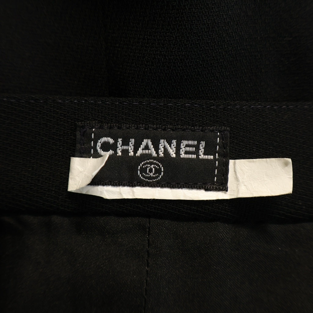 CHANEL(シャネル) ウール ココマークボタン タイト マーメイドスカート レディース ブラック