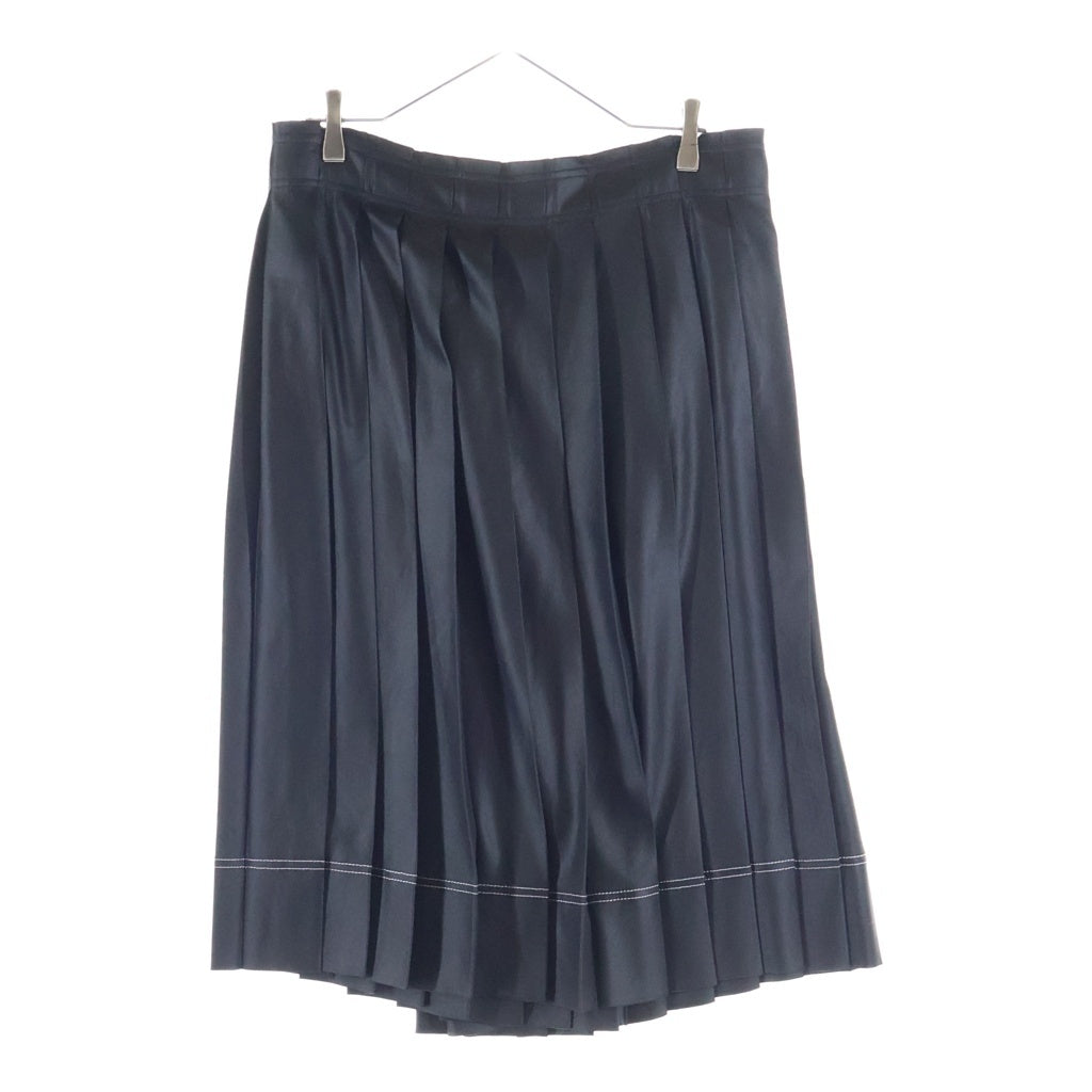 Acne Studios(アクネ ストゥディオズ) Pleated Wrap Skirt プリーツ ラップスカート レディース ブラック FN-WN-SKIR000228