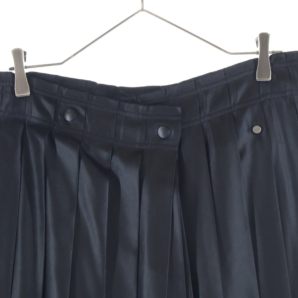 Acne Studios(アクネ ストゥディオズ) Pleated Wrap Skirt プリーツ ラップスカート レディース ブラック FN-WN-SKIR000228