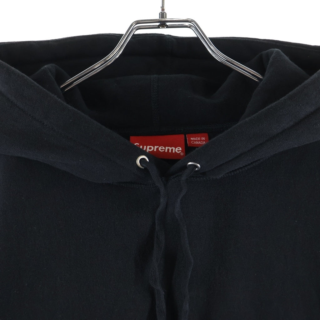 SUPREME(シュプリーム) 22AW Preme Hooded Sweatshirt ロゴワッペン プルオーバースウェットパーカー フーディー ブラック