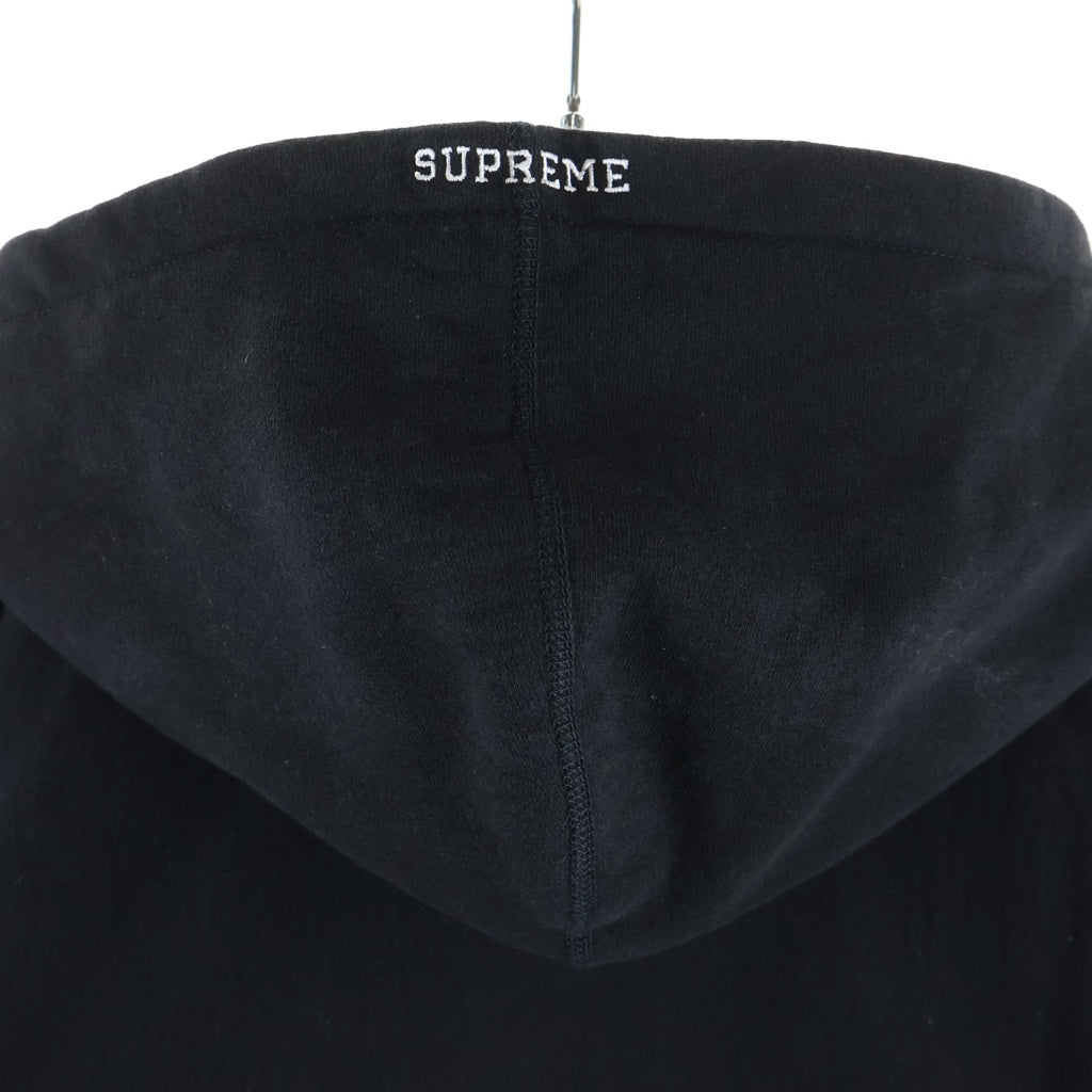 SUPREME(シュプリーム) 22AW Preme Hooded Sweatshirt ロゴワッペン プルオーバースウェットパーカー フーディー ブラック