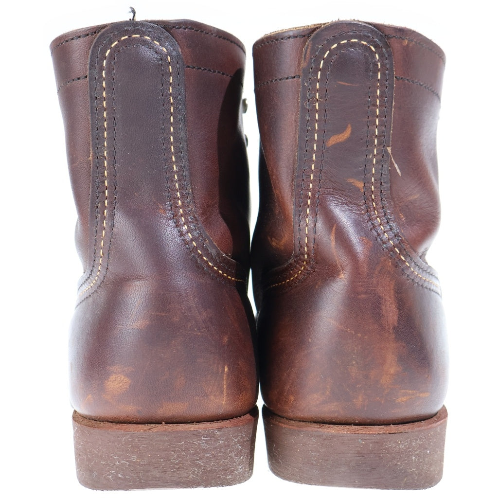 RED WING(レッド ウイング) IRON RANGER アイアンレンジャー レースアップ レザーブーツ ブラウン US9/27cm 8111