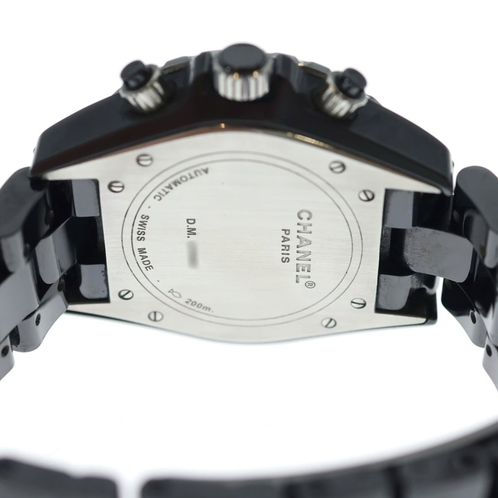 CHANEL(シャネル) J12 クロノグラフ 41MM 自動巻き ブラック文字盤 セラミックベルト 腕時計 ブラック H0940