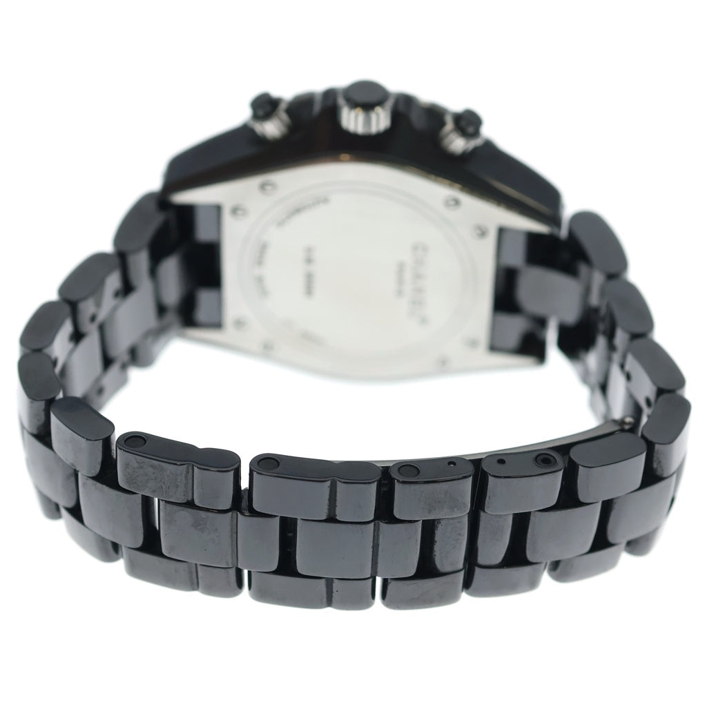 CHANEL(シャネル) J12 クロノグラフ 41MM 自動巻き ブラック文字盤 セラミックベルト 腕時計 ブラック H0940