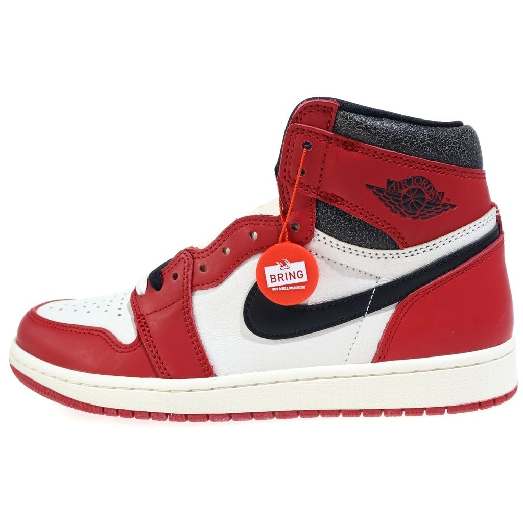NIKE(ナイキ) AIR JORDAN 1 HIGH OG LOST&FOUND CHICAGO エアジョーダン1 ロストファウンド シカゴ ハイカットスニーカー レッド/ホワイト DZ5485-612