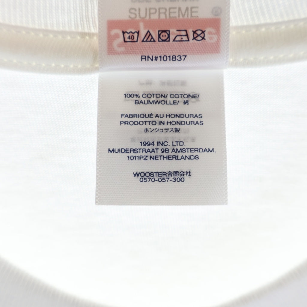 SUPREME(シュプリーム) 25SS Dean Blunt Tee ディーンブラント フロントプリントTシャツ 半袖クルーネックカットソー ホワイト