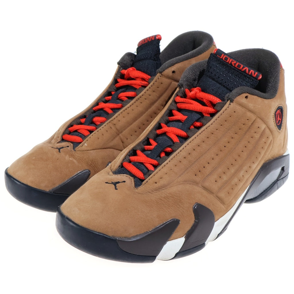 NIKE(ナイキ) AIR JORDAN WINTERIZED エアジョーダン 14 ウィンターライズド ミッドカットスニーカー ブラウン US8.5/26.5cm DO9406-200