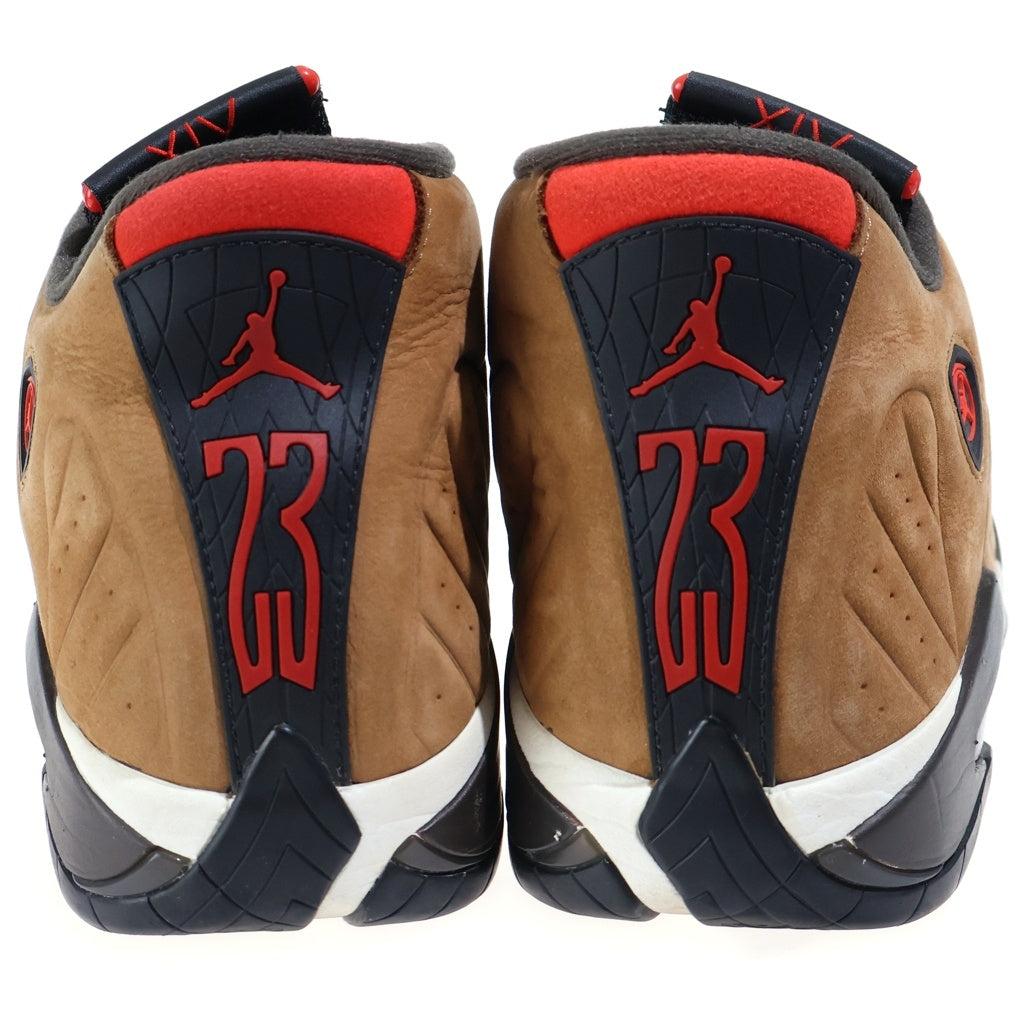 NIKE(ナイキ) AIR JORDAN WINTERIZED エアジョーダン 14 ウィンターライズド ミッドカットスニーカー ブラウン US8.5/26.5cm DO9406-200