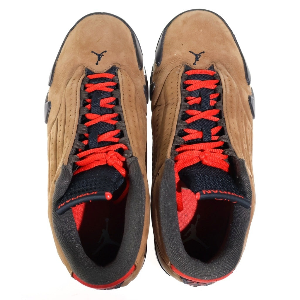 NIKE(ナイキ) AIR JORDAN WINTERIZED エアジョーダン 14 ウィンターライズド ミッドカットスニーカー ブラウン US8.5/26.5cm DO9406-200