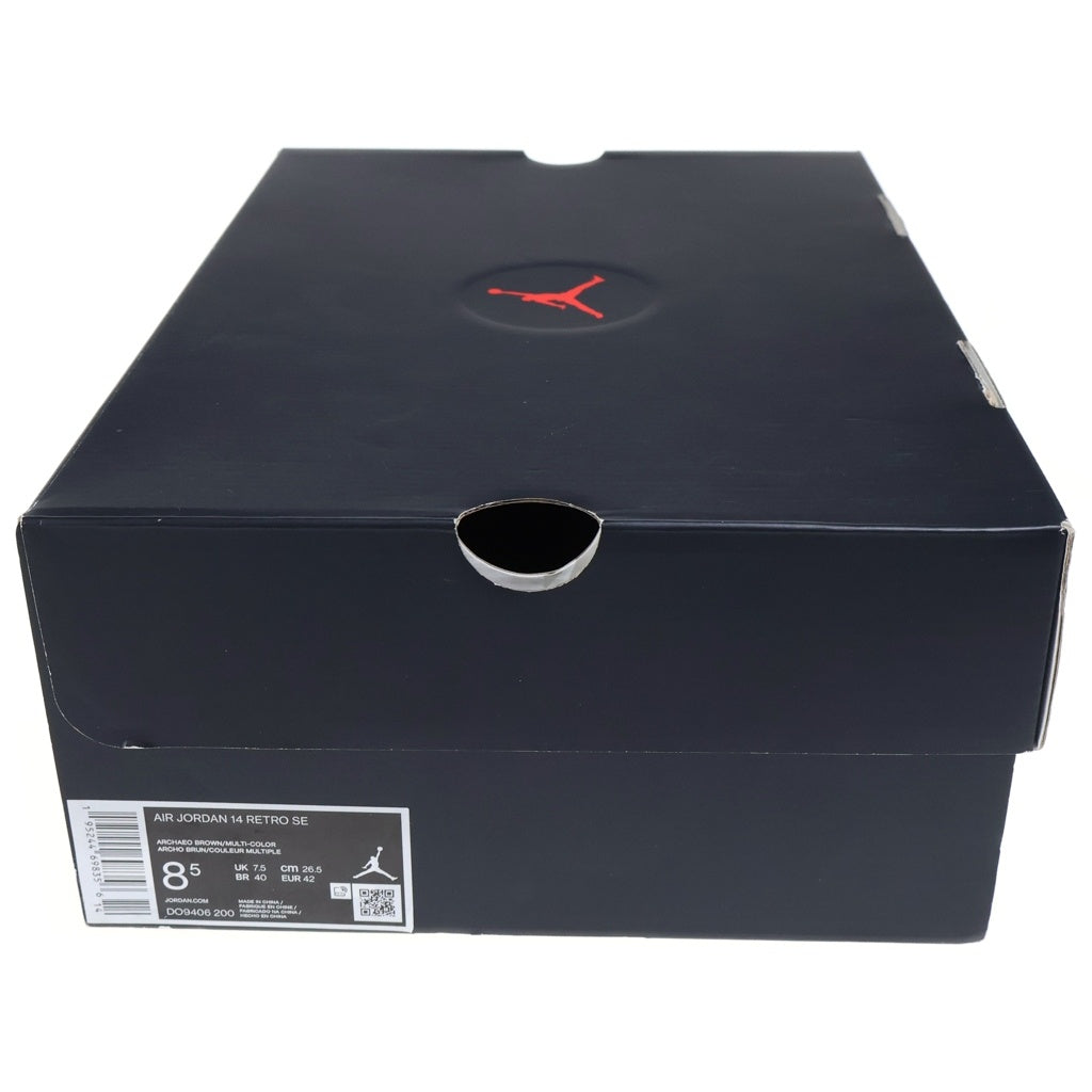 NIKE(ナイキ) AIR JORDAN WINTERIZED エアジョーダン 14 ウィンターライズド ミッドカットスニーカー ブラウン US8.5/26.5cm DO9406-200