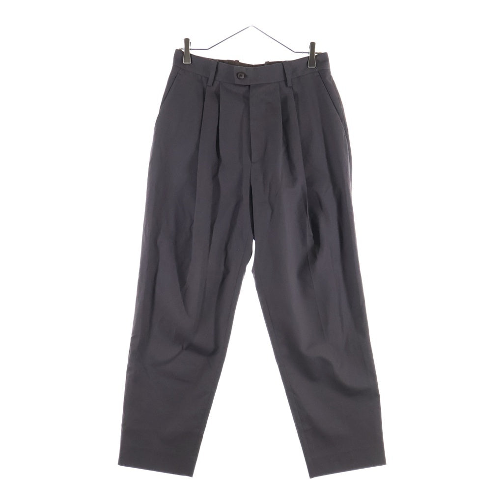 Stein(シュタイン) 21AW WIDE TAPERED TROUSERS ワイド テーパード トラウザーズ ウール パンツ チャコール ST.278-1