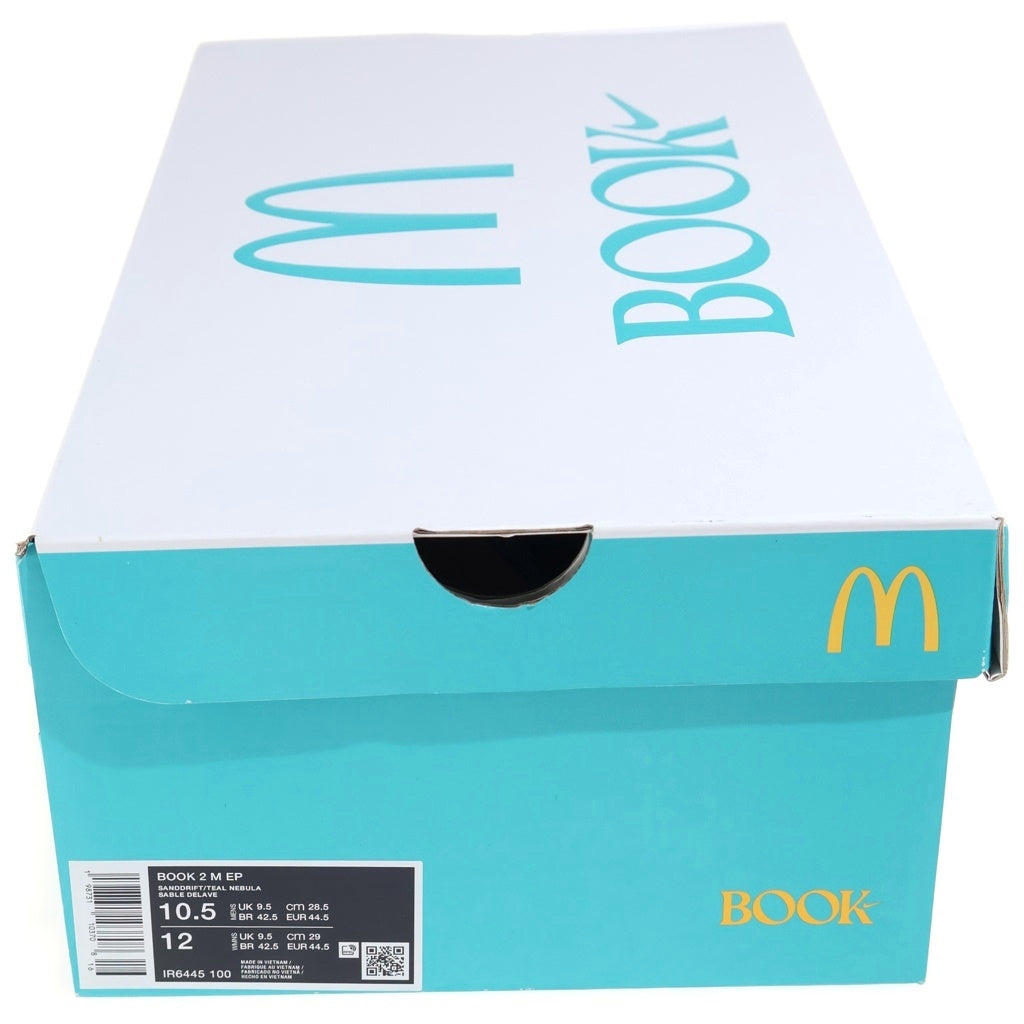 NIKE(ナイキ) × MCDONALD'S BOOK 2 SEDONA マクドナルド ブック セドナ ローカットスニーカー ベージュ/ブルー US10.5/28.5cm IR6445-100