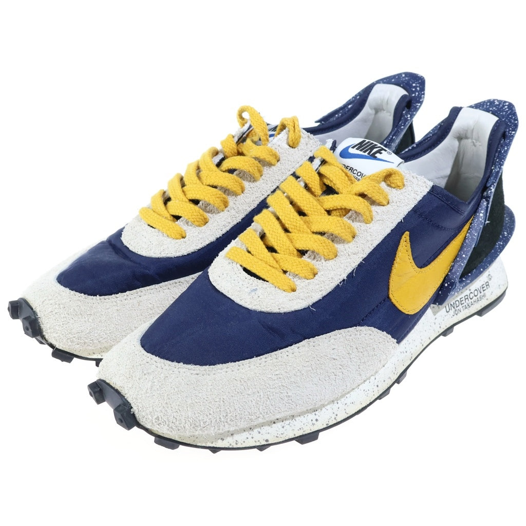 NIKE(ナイキ) × UNDERCOVER WMNS DAYBREAK デイブレイク ローカットスニーカー ネイビー/イエロー US10.5/27.5cm CJ3295-400