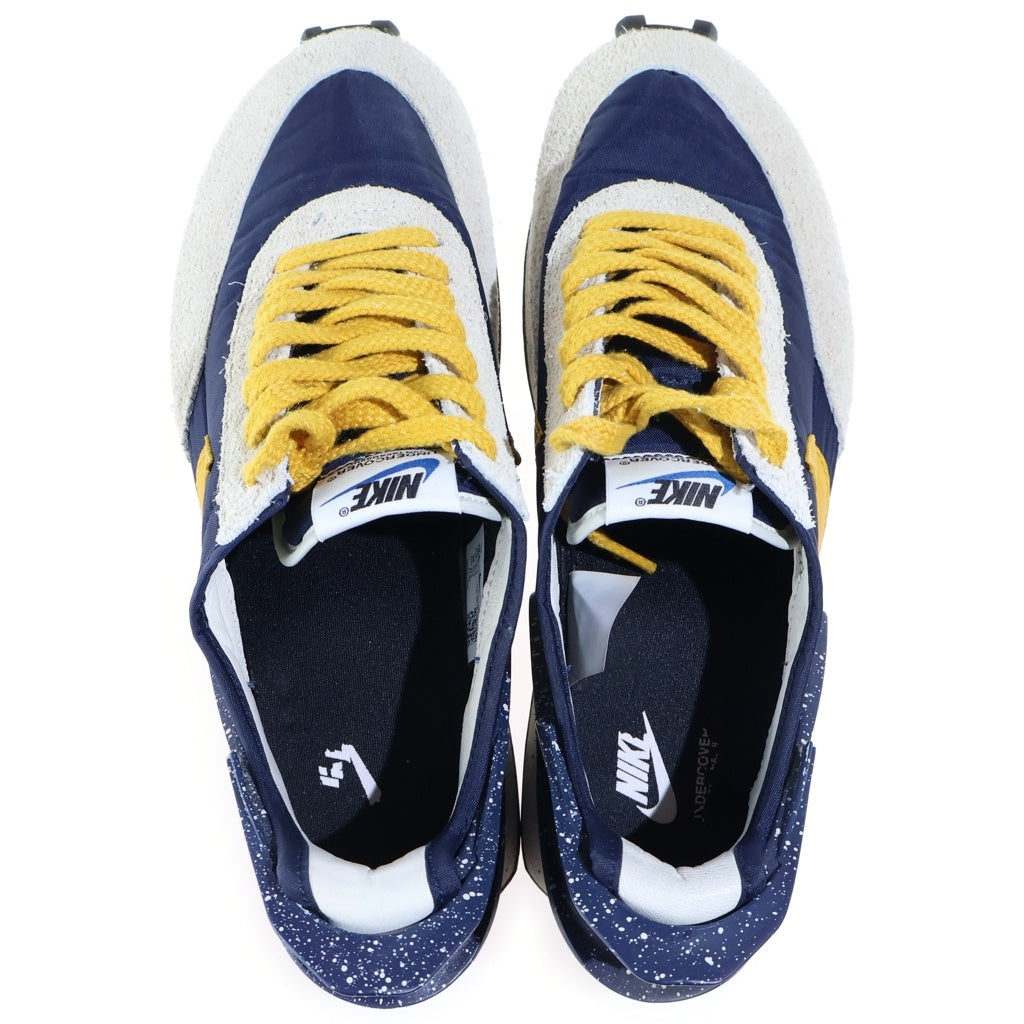 NIKE(ナイキ) × UNDERCOVER WMNS DAYBREAK デイブレイク ローカットスニーカー ネイビー/イエロー US10.5/27.5cm CJ3295-400