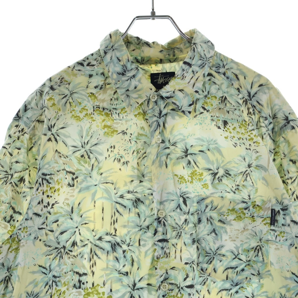 STUSSY(ステューシー) 90S OLD オールド 紺タグ レーヨン混 アロハシャツ マルチ