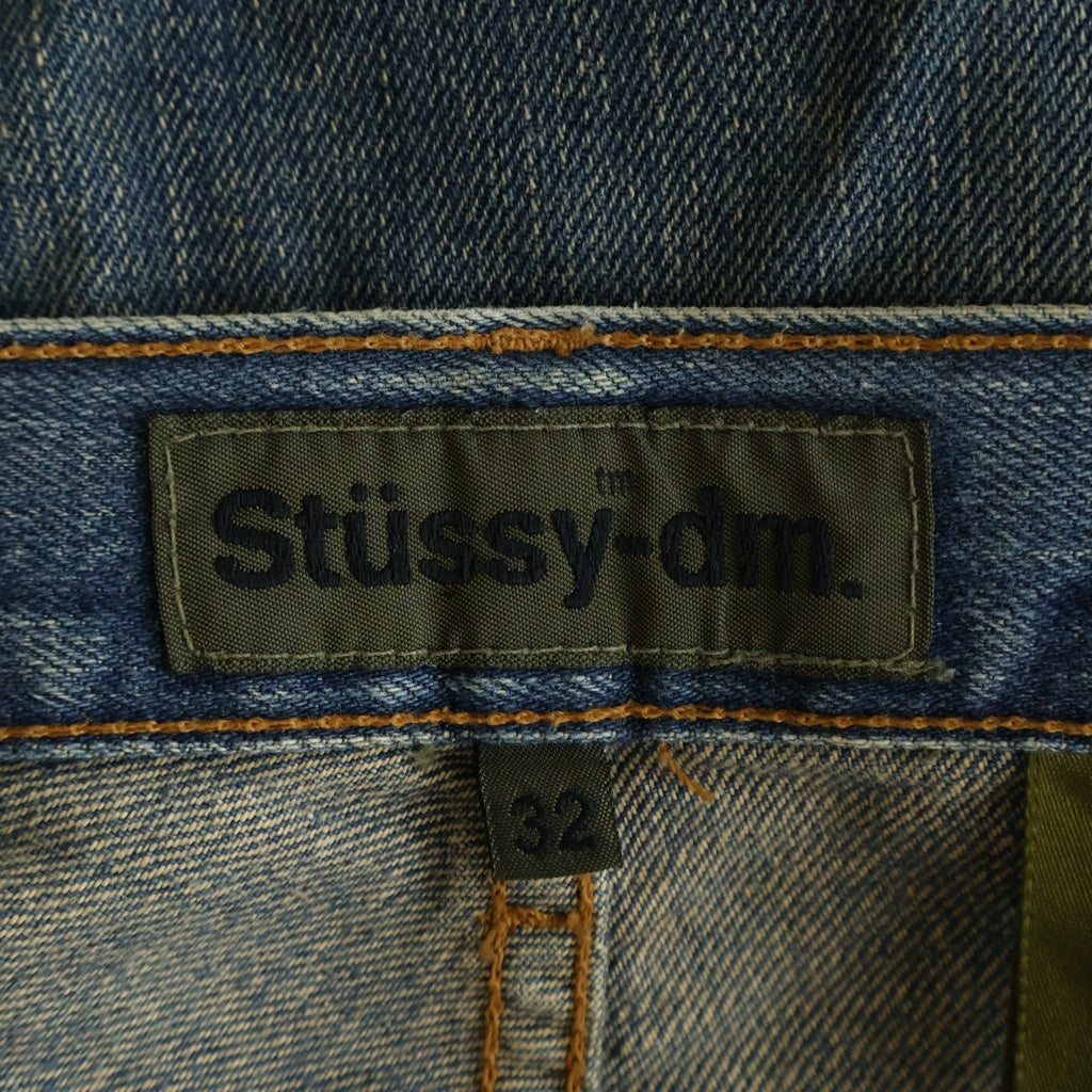 STUSSY(ステューシー) 90S OLD オールド 紺タグ ボタンフライ ストレートデニムパンツ インディゴ