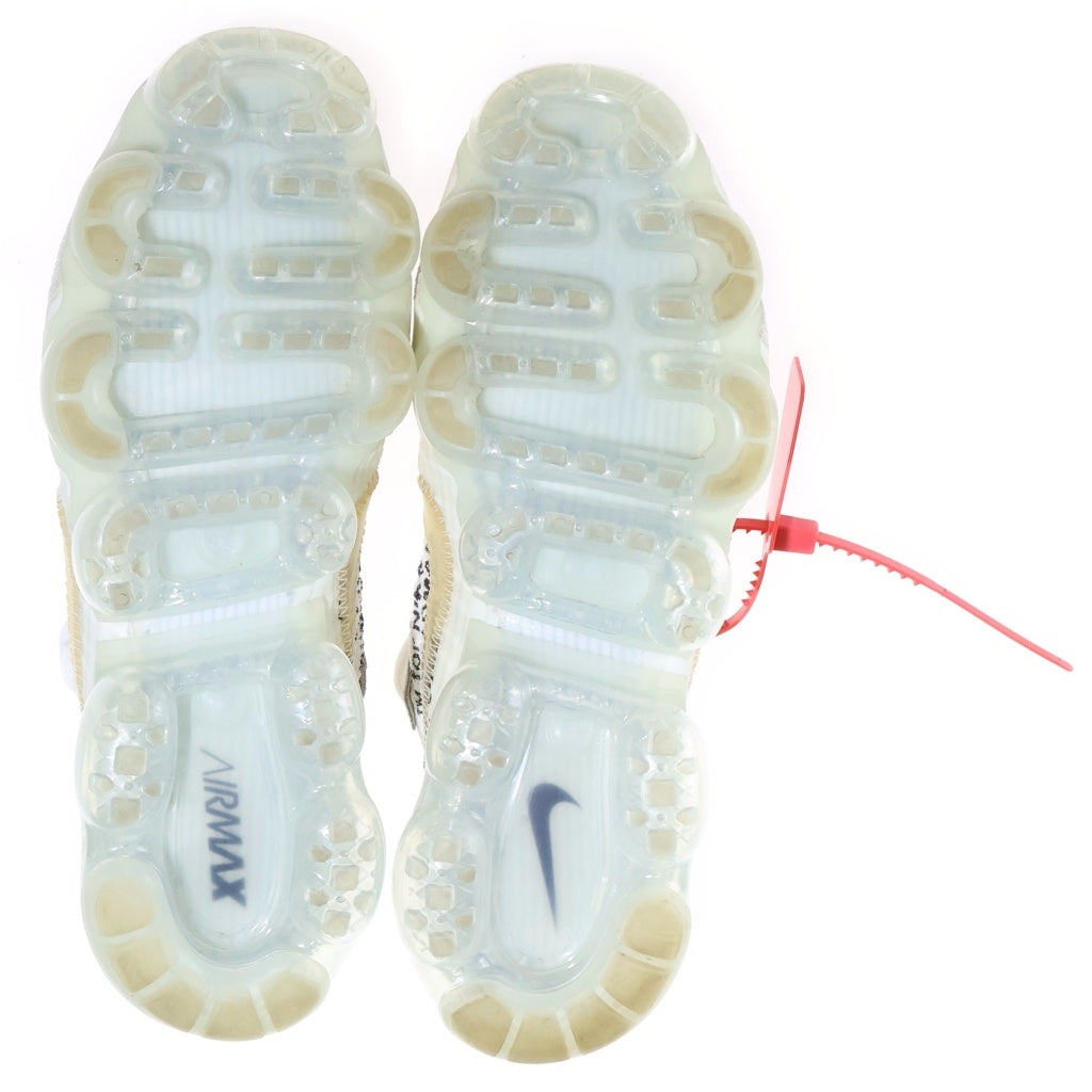 NIKE(ナイキ) ×OFF-WHITE THE 10 AIR VAPORMAX FK オフホワイト ザテン エアヴェイパーマックス フライニット ローカットスニーカー ホワイト US9/27cm AA3831-100