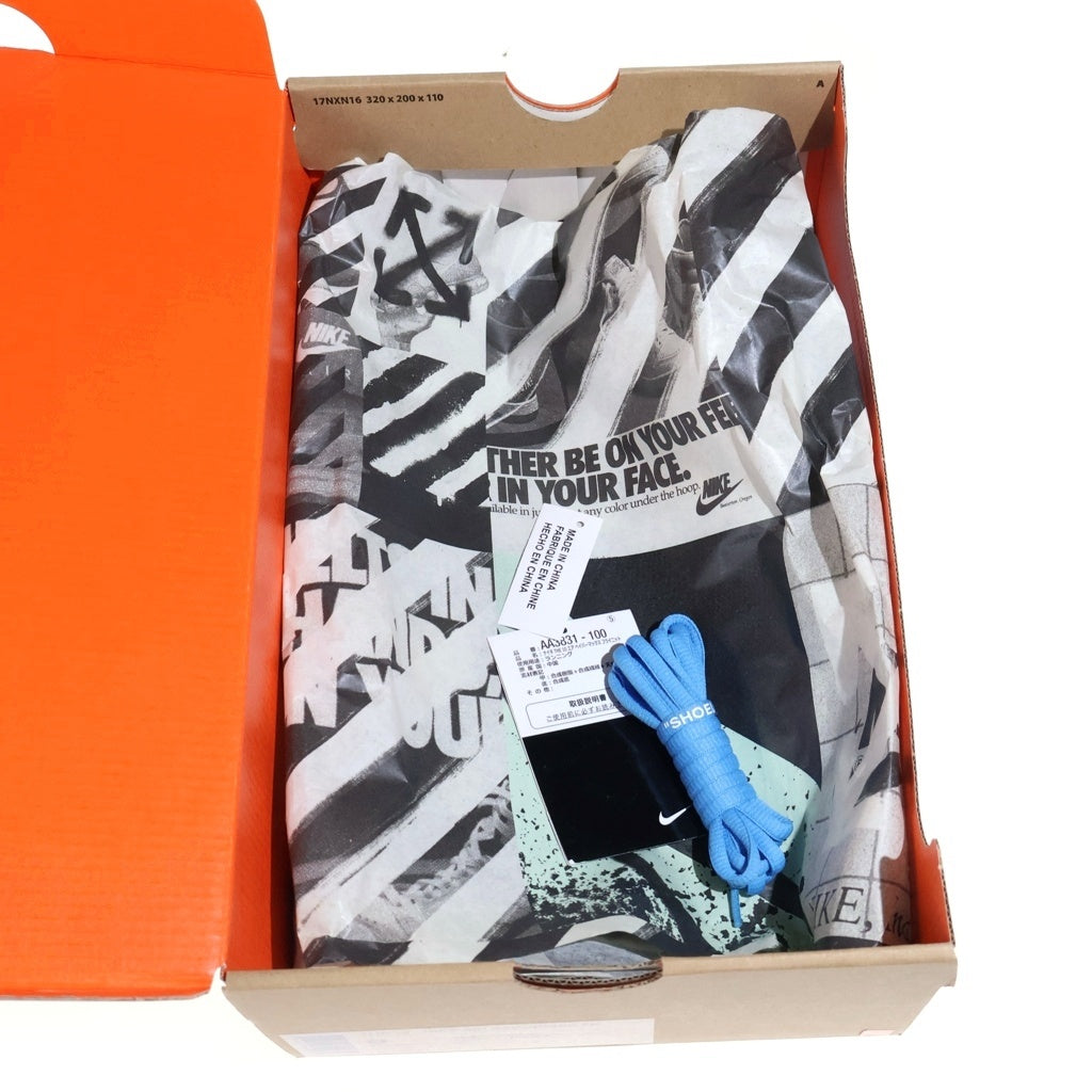 NIKE(ナイキ) ×OFF-WHITE THE 10 AIR VAPORMAX FK オフホワイト ザテン エアヴェイパーマックス フライニット ローカットスニーカー ホワイト US9/27cm AA3831-100