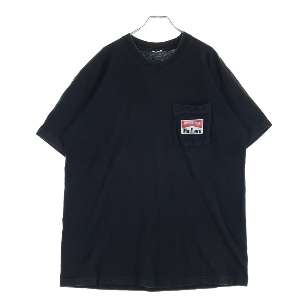 VINTAGE(ヴィンテージ) 90S VINTAGE Marlboro COYOTE BLUFF POCKET TEE ヴィンテージ マルボロ コヨーテ 両面プリント クルーネックTシャツ半袖 カットソー ブラック
