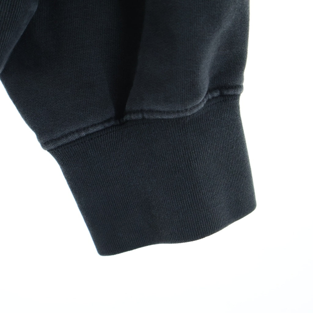 Maison Margiela(メゾンマルジェラ) 24AW オーバーサイズ ロゴエンブロイダー ジップアップ フーデッド スウェット パーカー グレー S50HG0046