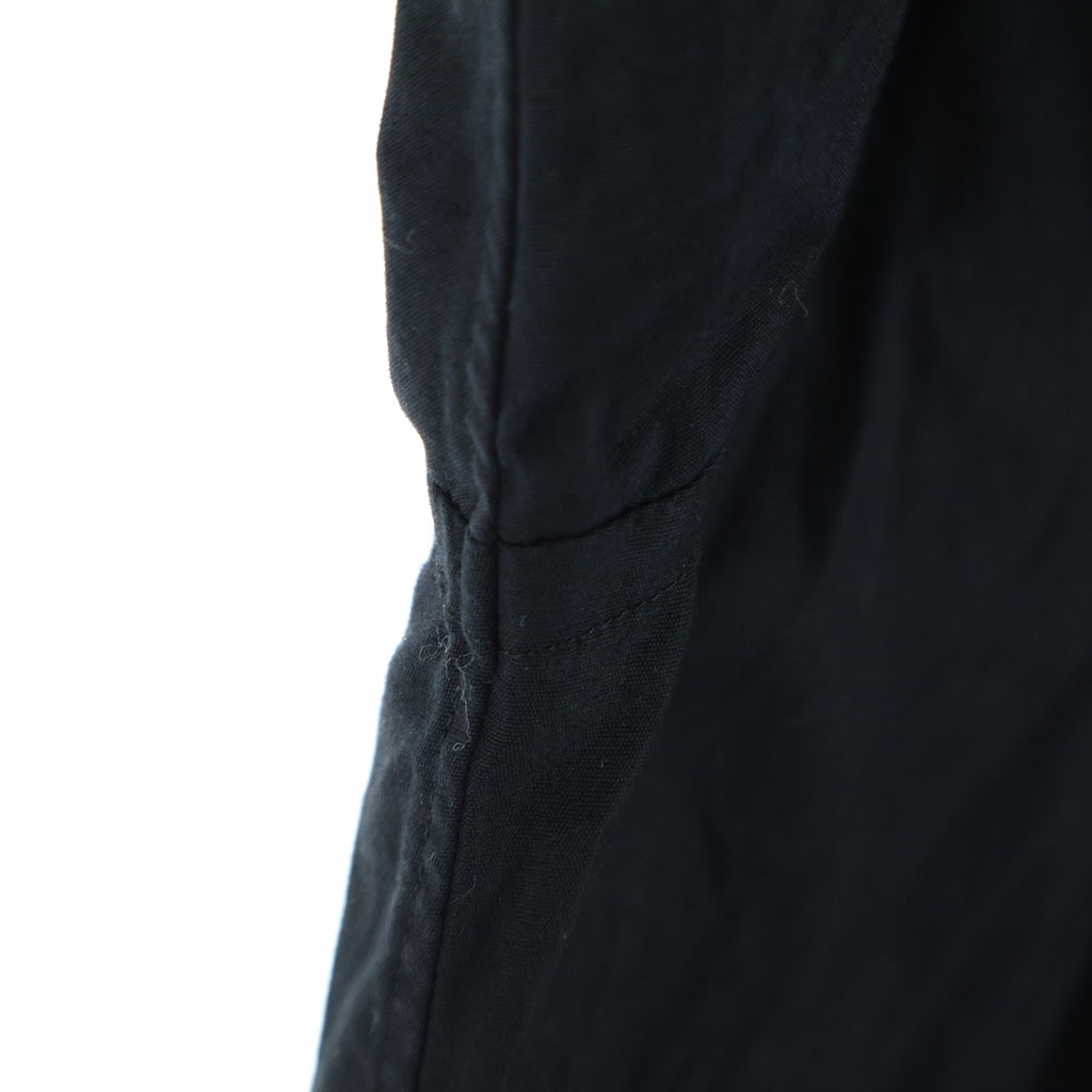 PLAY COMME des GARCONS(プレイコムデギャルソン) 23AW AD2023 L/S Shirt ハートロゴワッペン コットン 長袖シャツ ブラック AZ-B004