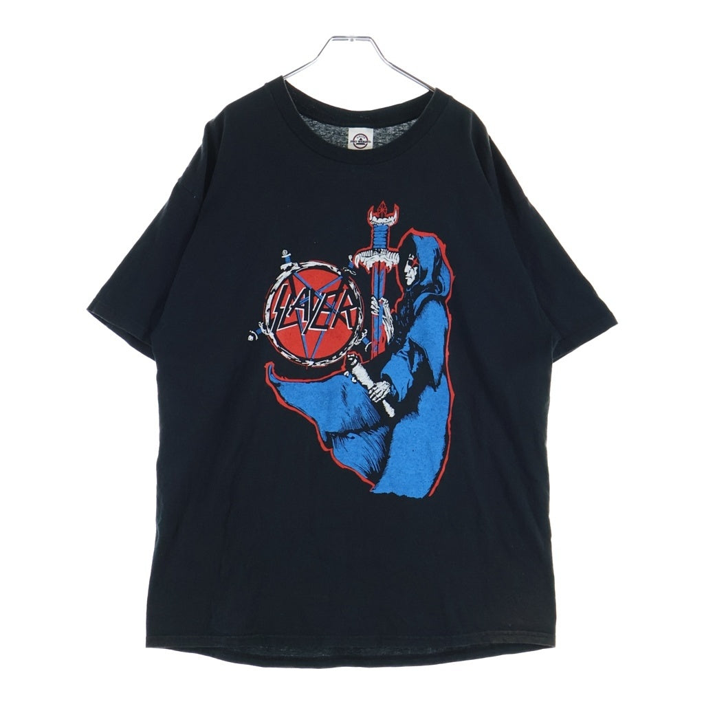 VINTAGE(ヴィンテージ) 90S-00S VINTAGE SLAYER SPILL THE BLOOD TOUR TEE スレイヤースピルザブラッド ツアー 両面プリント クルーネックTシャツ 半袖カットソー ブラック