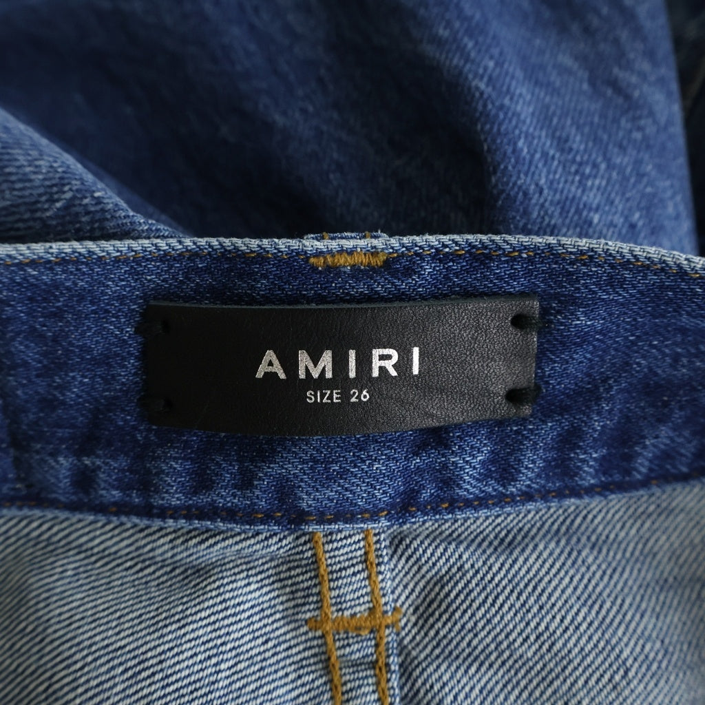 AMIRI(アミリ) 23AW BAGGY CARGO JEAN MA金具ロゴ バギーカーゴデニムパンツ インディゴ SRAW23WDF003SMRIRD0