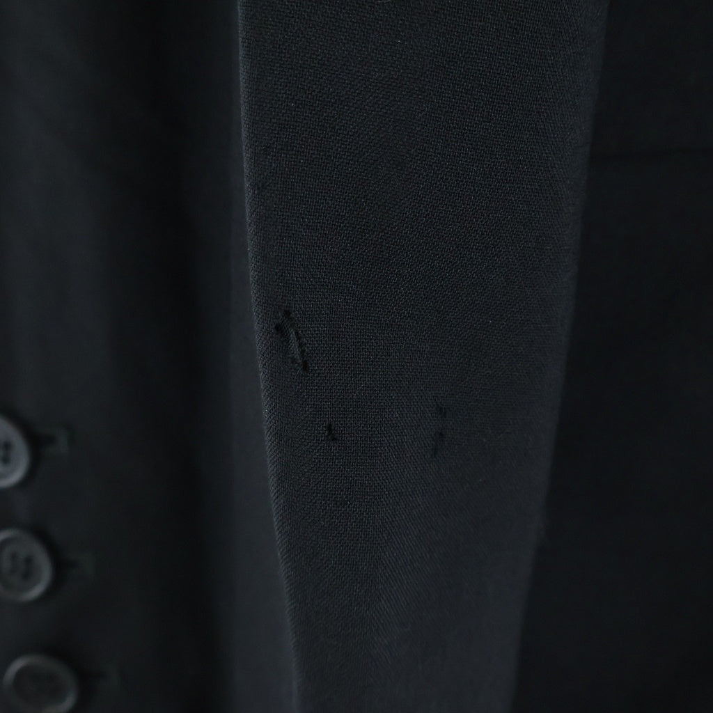 CosTUME NATIONAL HOMME(コスチューム ナショナル オム) ショールカラー 1B サイドライン ウール テーラードジャケット スラックス パンツ セットアップ ブラック 40-G117/40-P093