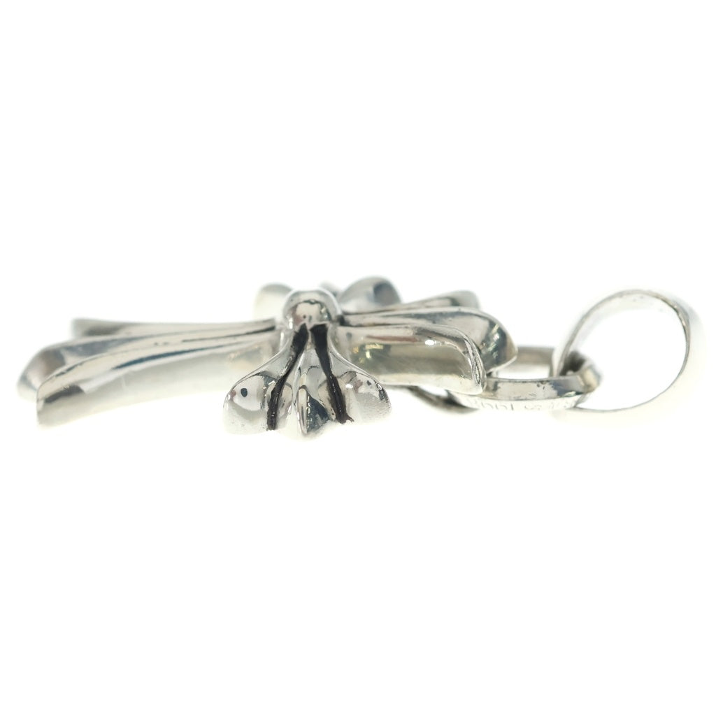 CHROME HEARTS(クロムハーツ) CH CRS SML W/BALE Wベイル スモールCHクロス ペンダントトップ シルバー BCA218