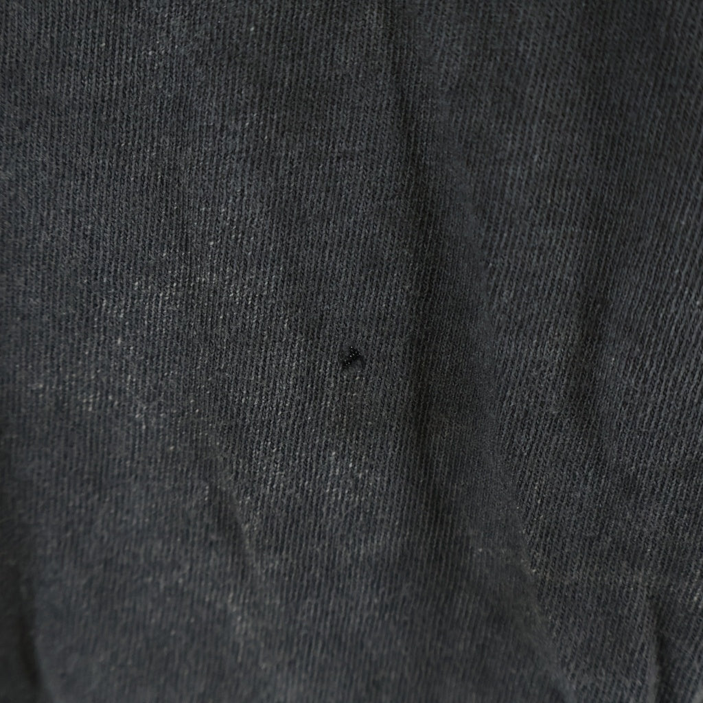 SAINT MICHAEL(セントマイケル) 24AW ILYA GITS GS LS TEE ヴィンテージ加工 攻殻機動隊 グラフィックプリント クルーネック 長袖Tシャツ カットソー ブラック SM-YS1-0000-C34