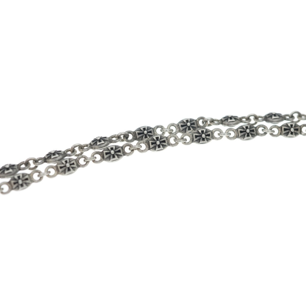 Justin Davis(ジャスティンデイヴィス) TINY CROSS CHAIN タイニークロス モチーフ チェーンネックレス シルバー SNJ125
