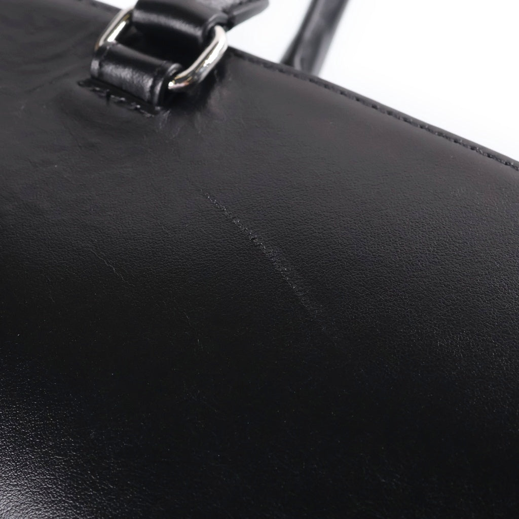 DIESEL(ディーゼル) 1DR DOME CROSSBODY Dロゴ 型押し 2WAY トップハンドル レザークロスボディバッグ ブラック X10369 P8279 レディース