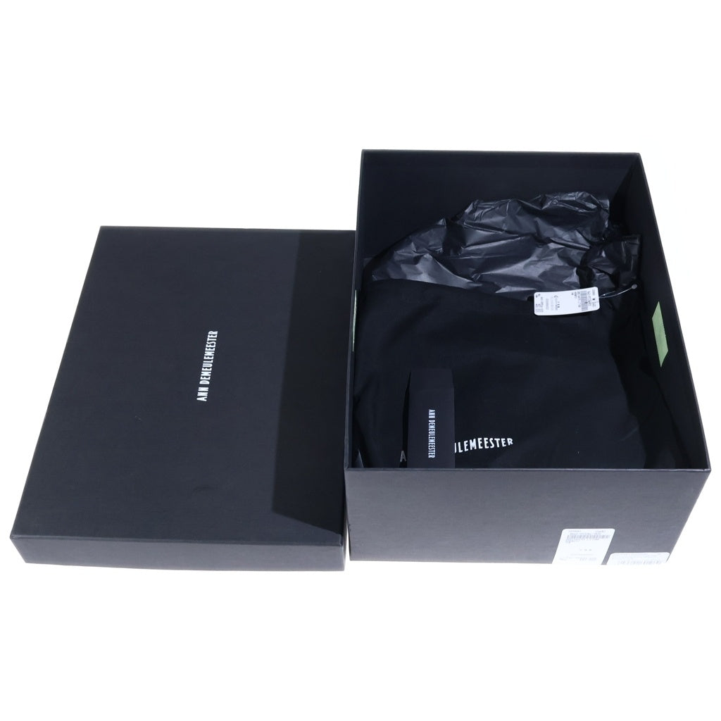 ANN DEMEULEMEESTER(アンドゥムルメステール) HALLI VULCANIZED LOW-TOP SNEAKERS ハリ ヴァルカナイズド ローカットスニーカー レディース ブラック/ホワイト B0014098 LT199 D0094