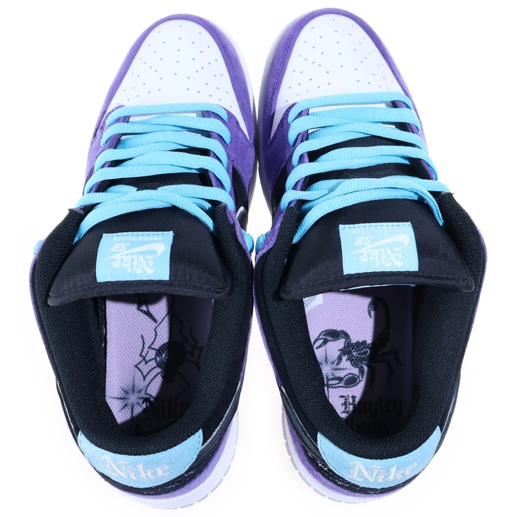 NIKE SB(ナイキエスビー) ×HAYLEY WILSON DUNK LOW PRO ヘイリーウィルソン ダンク ローカットスニーカー ブラック/パープル US9.5/27.5cm HJ0513-500