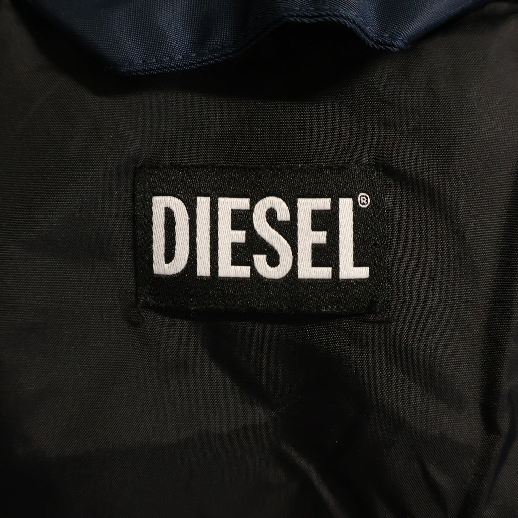 DIESEL(ディーゼル) J-GLORY JACKET ロゴラバーワッペン シングル ライダース ジャケット 00SKL8