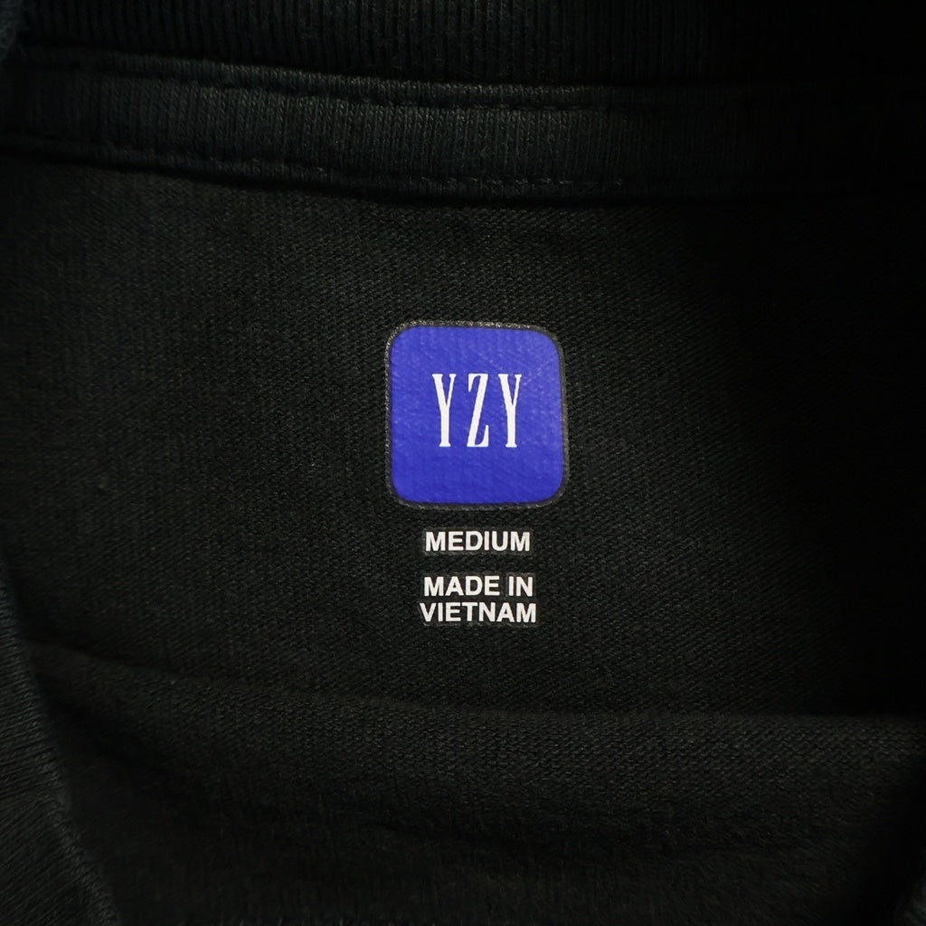 Yeezy Gap Engineered by Balenciaga(イージー ギャップ エンジニアードバイ バレンシアガ) Dove Long-Sleeve Tee ドーヴ ロゴプリント モックネック長袖Tシャツ カットソー グリーン 471305-02-1