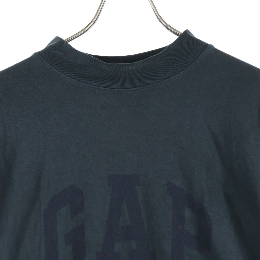 Yeezy Gap Engineered by Balenciaga(イージー ギャップ エンジニアードバイ バレンシアガ) Dove Long-Sleeve Tee ドーヴ ロゴプリント モックネック長袖Tシャツ カットソー グリーン 471305-02-1