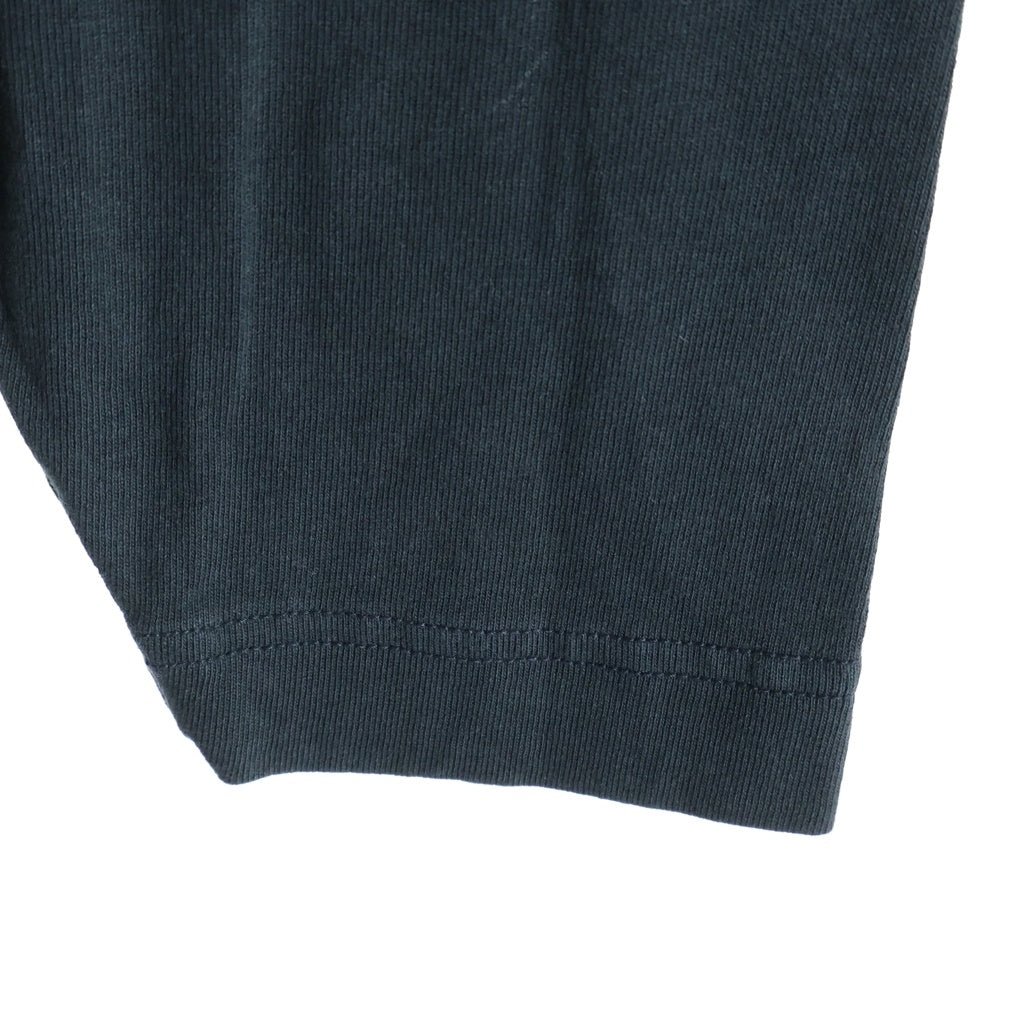 Yeezy Gap Engineered by Balenciaga(イージー ギャップ エンジニアードバイ バレンシアガ) Dove Long-Sleeve Tee ドーヴ ロゴプリント モックネック長袖Tシャツ カットソー グリーン 471305-02-1