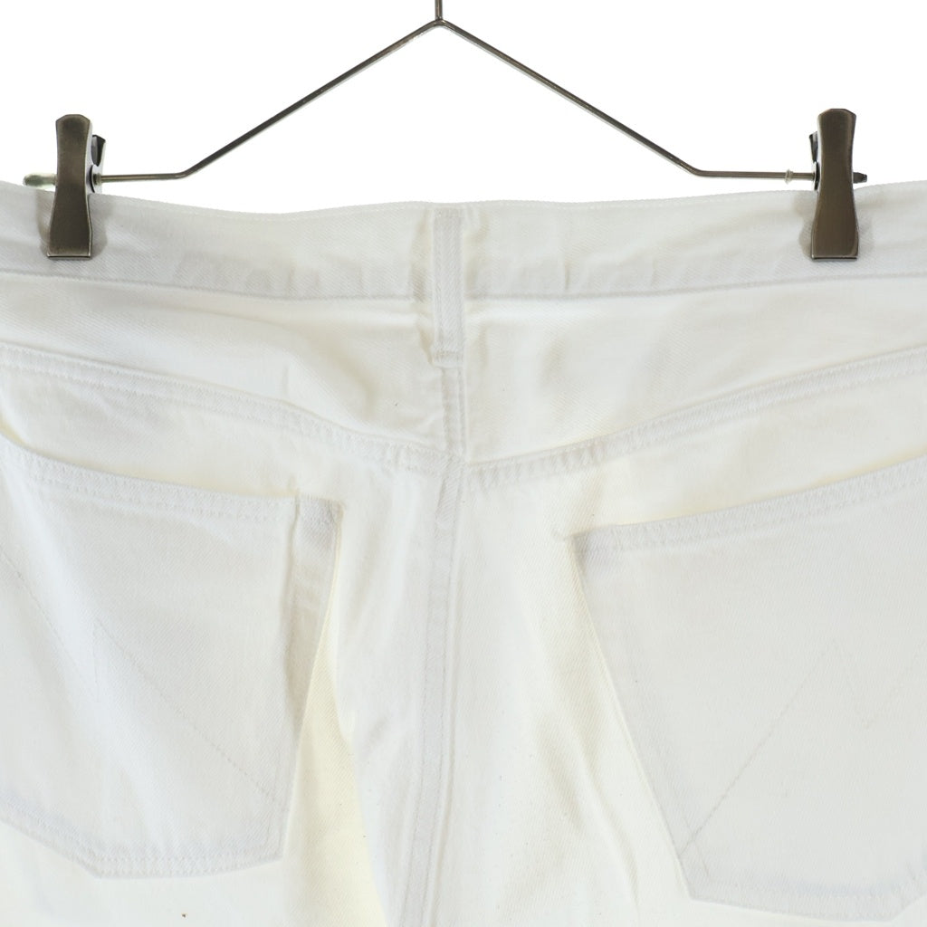 NEIGHBORHOOD(ネイバーフッド) 26SS BW. DP WIDE PANTS ジップフライ ワイドデニムパンツ ホワイト 261AQNH-PTM07