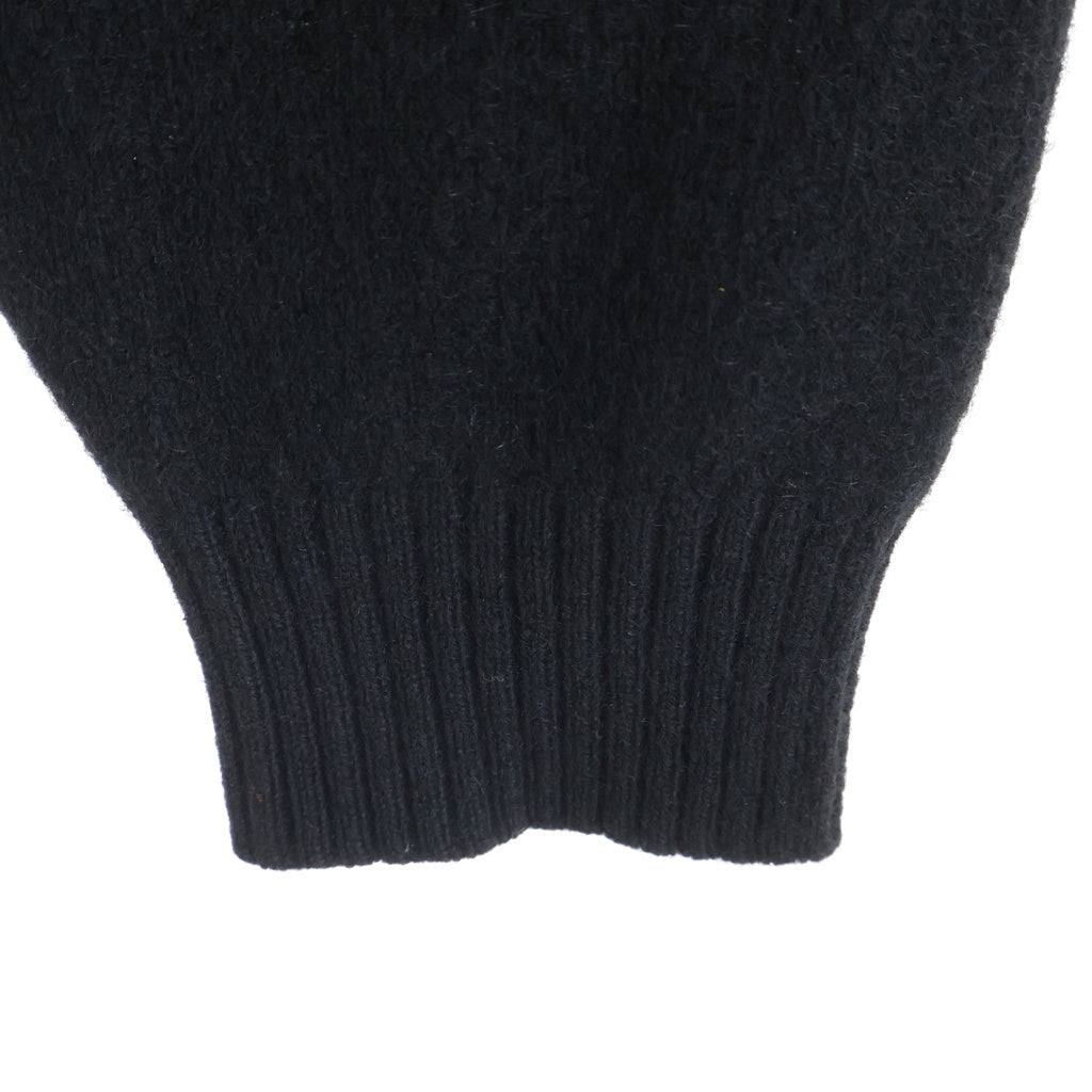 NEIGHBORHOOD(ネイバーフッド) 23AW YAK PLAIN SWEATER ヤクウール プレーン クルーネックニットセーター ブラック 23213NH-KNM01
