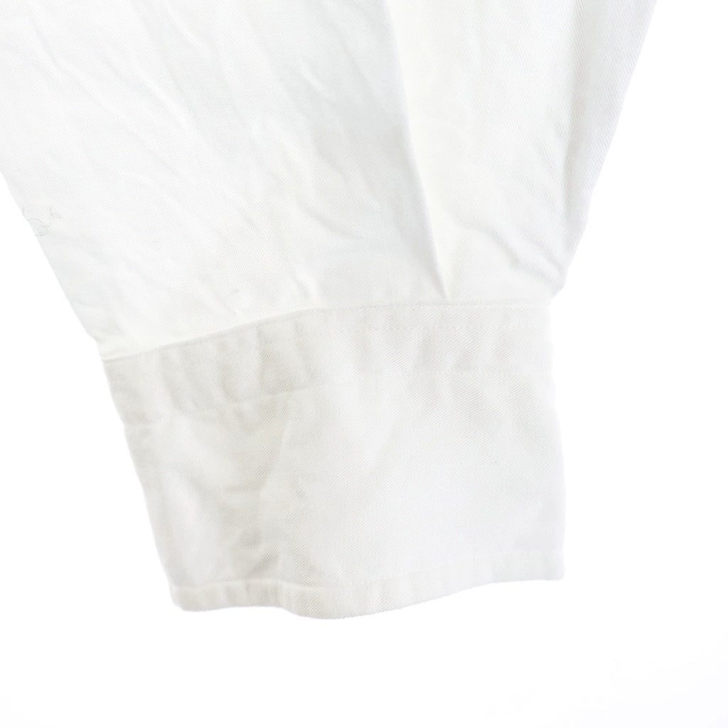 Porter Classic(ポータークラシック) ROLL UP BOTANICAL SHIRT ロールアップ リヨセル 長袖ボタニカルシャツ ホワイト PC-016-3988