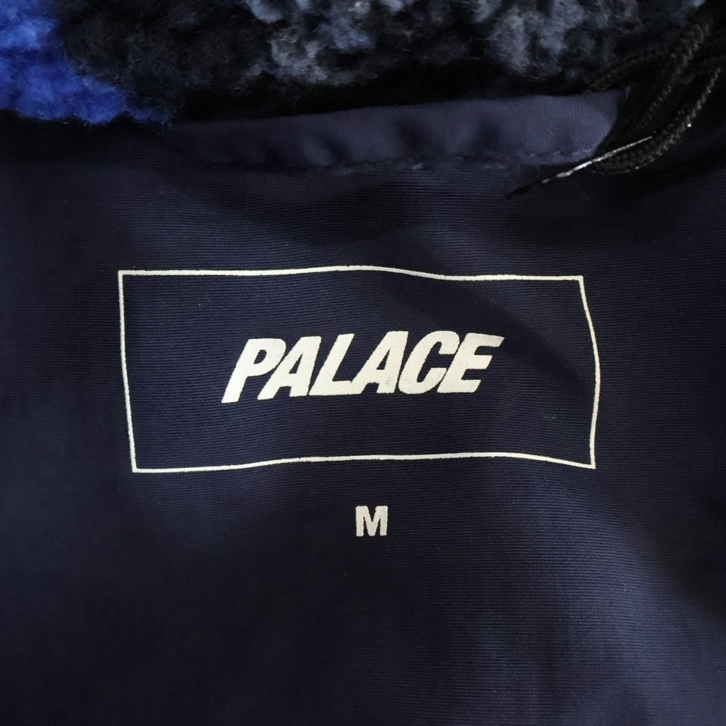 Palace Skateboards(パレススケートボーズ) 24AW TEDDY FLEECE JACKET BLUE CAMO テディ ジップアップフリースジャケット ブルーカモ P26JK012