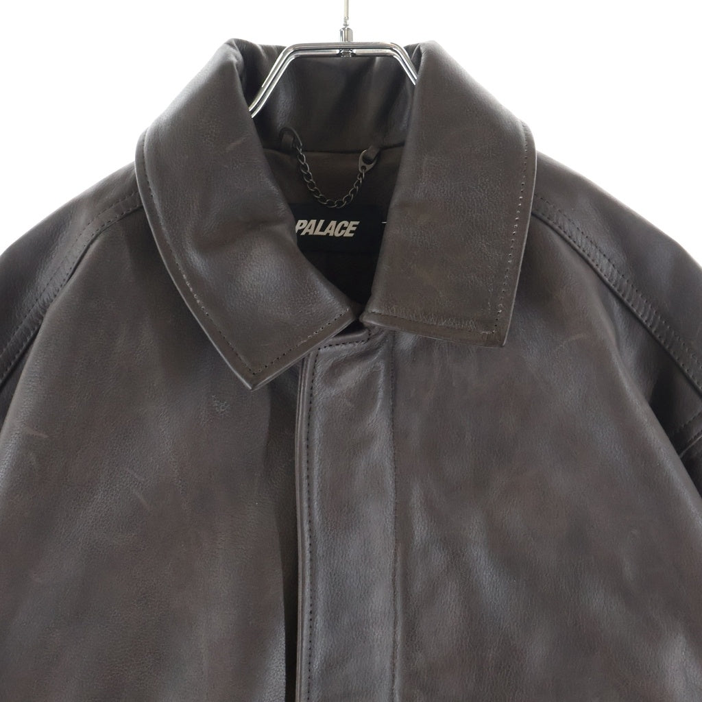 Palace Skateboards(パレススケートボーズ) 25AW SUSANOO LEATHER FLIGHT JACKET スサノオ レザーフライトジャケット ブラウン P29JK055