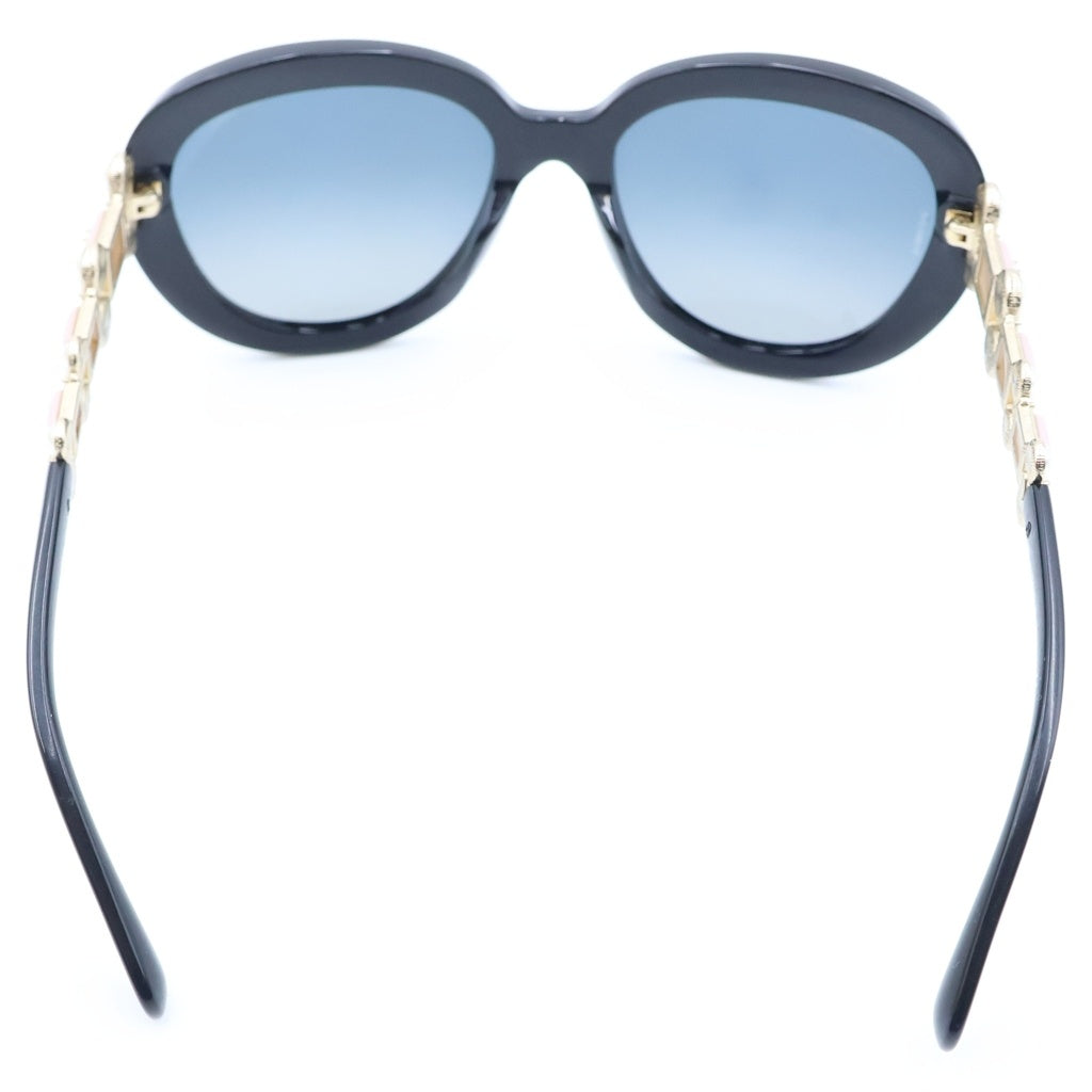 CHANEL(シャネル) パール装飾 オーバルサングラス 眼鏡 アイウェア ブラック 5334-B-A レディース
