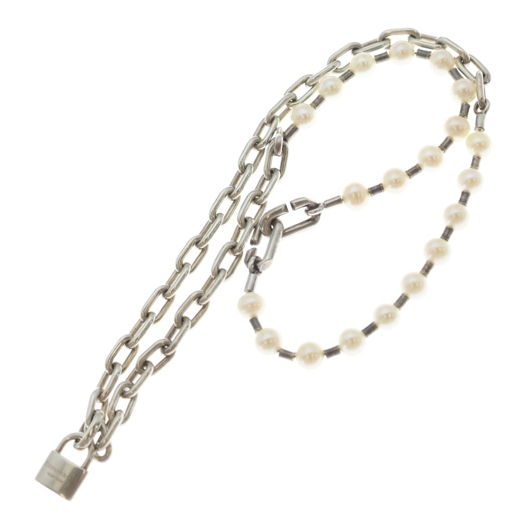 TIFFANY & Co.(ティファニー) ハードウェア パール ロック ミディアム ブレスレット シルバー レディース