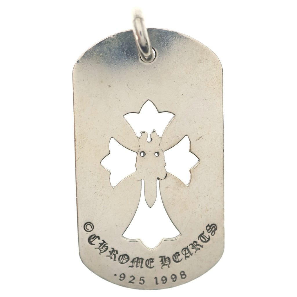CHROME HEARTS(クロムハーツ) D TAG LRG LTD LA限定 ラージドッグタグ ペンダントトップ シルバー
